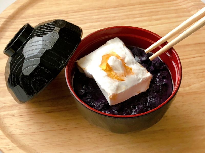 thức ăn làm từ giấy